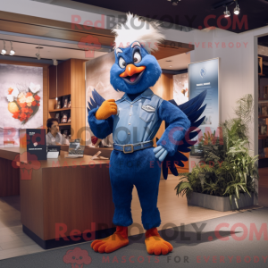 Blue Pheasant mascot...