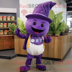 Purple Beet maskot kostume...