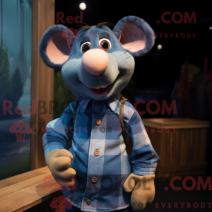 Blue Ratatouille mascot...