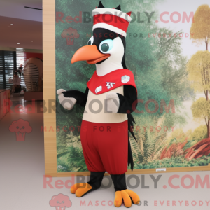 Spætte maskot kostume...