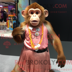 Peach Capuchin Monkey...