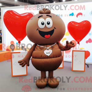 Brown Heart Shaped Balloons...