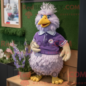 Lavender Hens mascot...