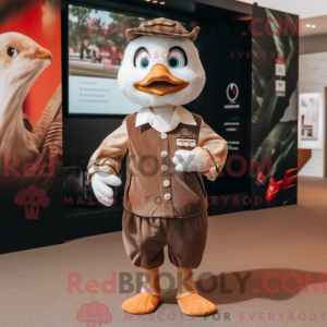 Brune Svaner Maskot Kostyme...