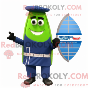 Navy Cucumber mascot...