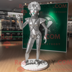 Silver Irish Dancer mascot...