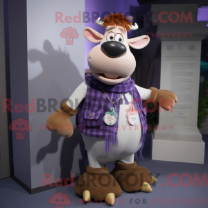 Lavender Guernsey Cow...