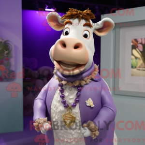 Lavender Guernsey Cow...