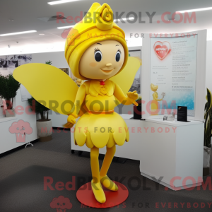 Lemon Yellow Cupid mascot...