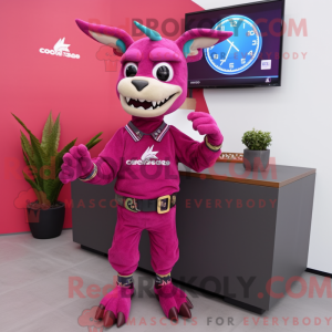 Disfraz de mascota Magenta...