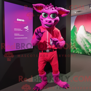 Postava maskota Magenta...
