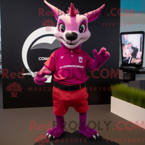 Postava maskota Magenta...