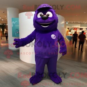 Personaggio mascotte Purple...