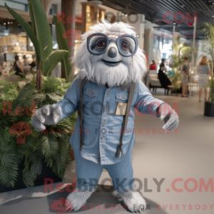 Silver Giant Sloth mascot...