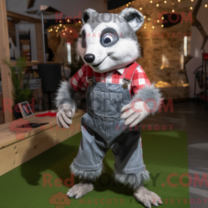 Silver Badger mascot...
