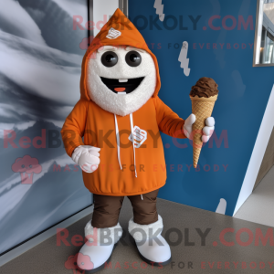 Rust Ice Cream Cone mascot...