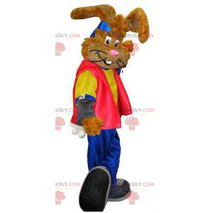 Mascotte van het beroemde konijn Nesquick. Bruin konijn