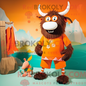Personaggio mascotte Orange...