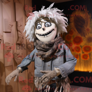 Silver Scarecrow mascot...