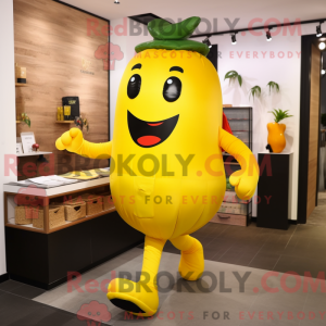 Yellow Pepper mascot...