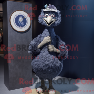 Navy Emu mascot costume...