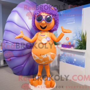 Lavender Orange mascot...