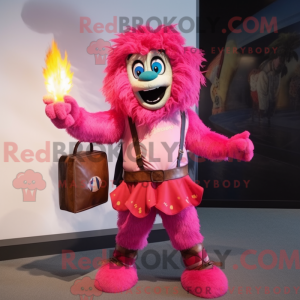 Figura de máscara Pink Fire...