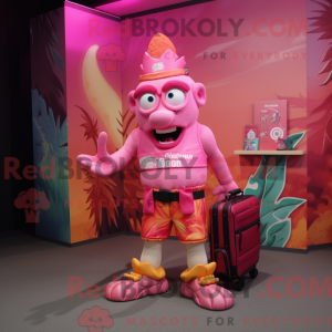 Figura de máscara Pink Fire...