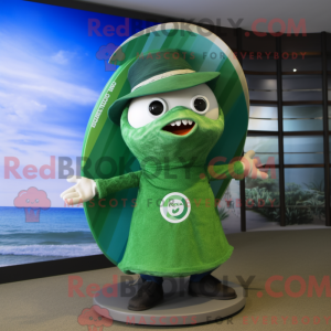 Green Surfboard mascot...