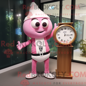Pink Hourglass maskot...