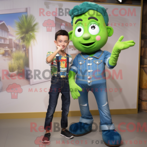 Green Acrobat mascot...