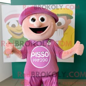 Pink Pesto Pasta mascot...