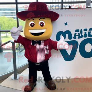 Maroon Nachos maskot...