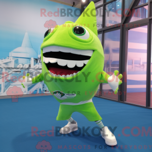Limegrønn...