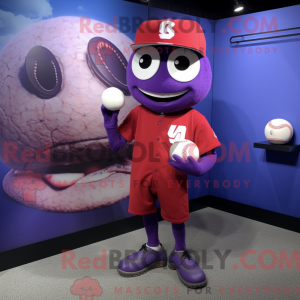 Purple Meatballs mascot...