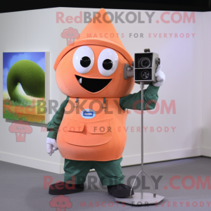 Peach Camera maskot kostume...