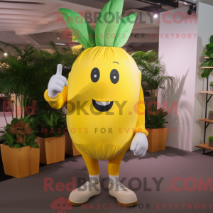 Gul Beet maskot kostume...