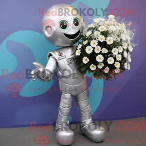 Silver Bouquet Of Flowers...