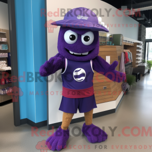 Purple Raspberry mascot...