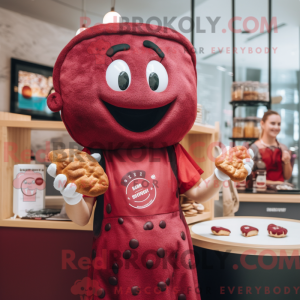 Maroon Bagels maskot...