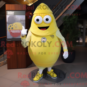 Lemon Yellow Chief mascot...