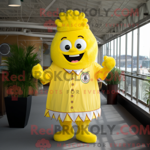 Lemon Yellow Chief mascot...