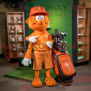 Orange Golf Bag...