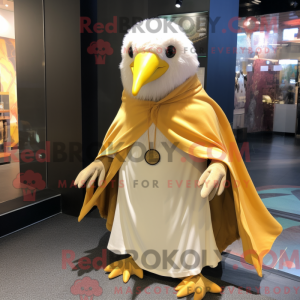 Gold Gull mascot costume...