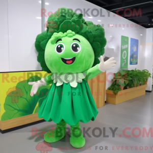 Green Cauliflower mascot...