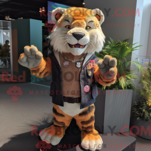 Costume mascotte de tigre à...