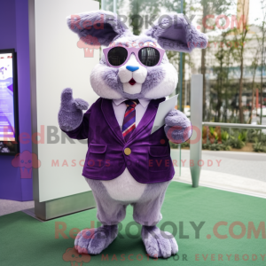 Lilla Wild Rabbit maskot...