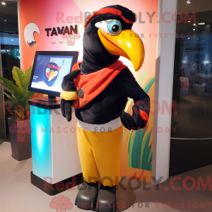 Tukan-maskotdraktfigur...