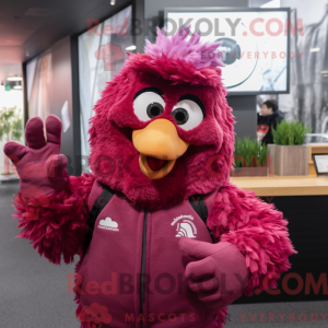 Disfraz de mascota Magenta...