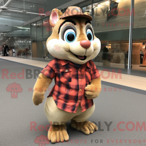 Peach Chipmunk mascot...
